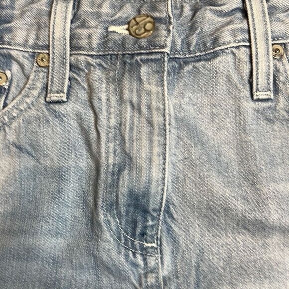 AG  Adriano Goldschmied Jeans Denim Skirt 27 (399) - Picture 5 of 16